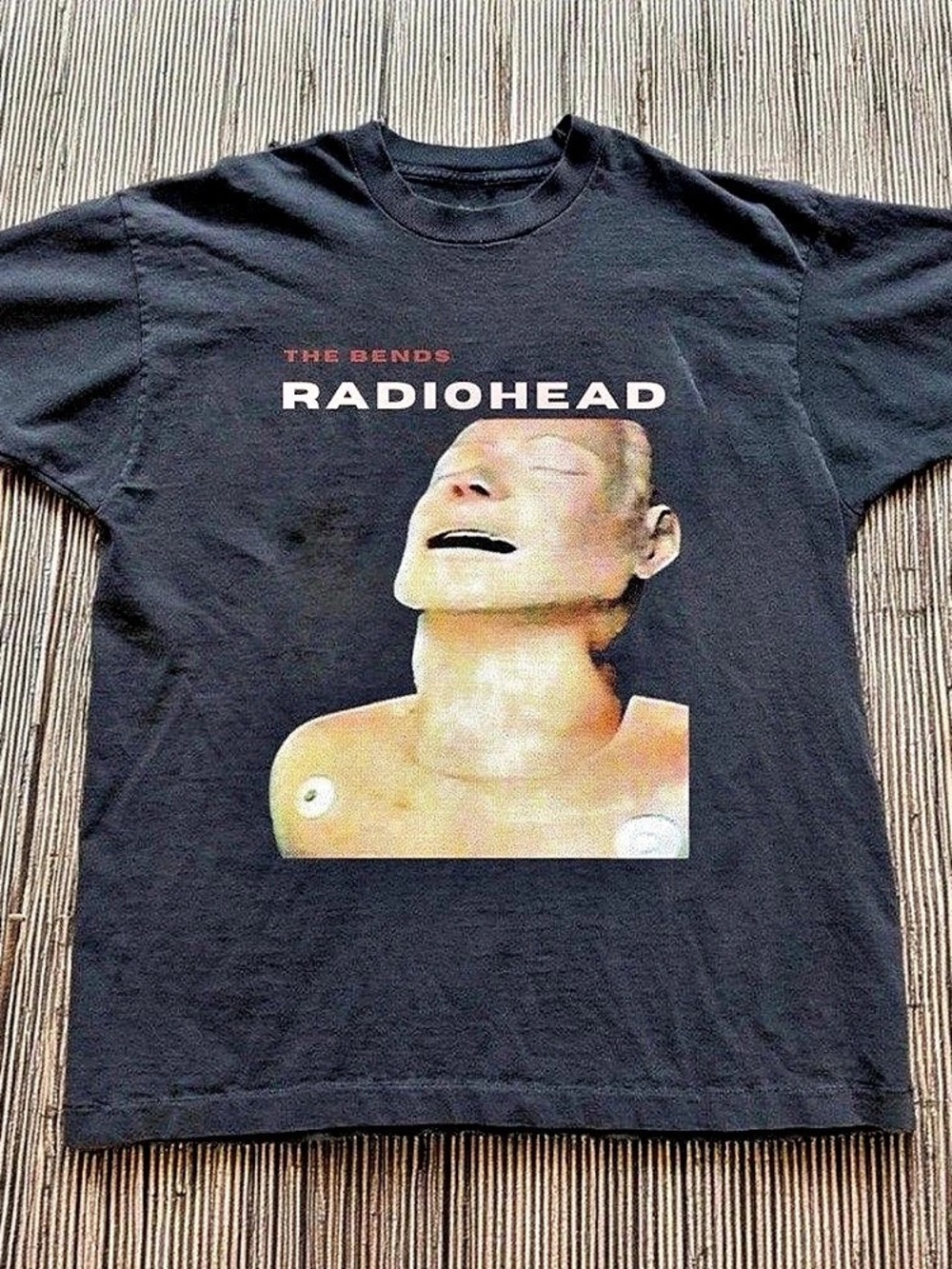 Radiohead The Bends Album Cover T-Shirt Black